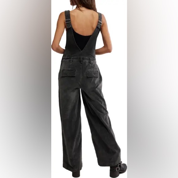 NEW Free People Mara Cord Overalls size 4 - Picture 4 of 12